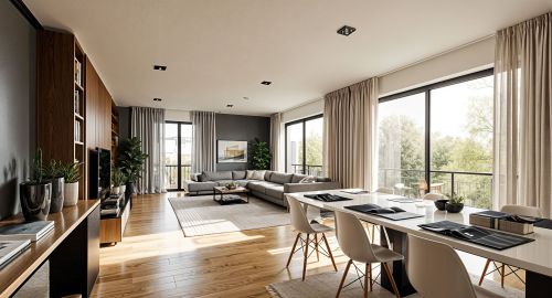 Bogenhausen, München - Interieur Wohn-Essbereich 3